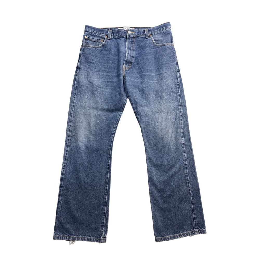 Levis 517 Boot Cut Jeans Mens 36x32 Blue Denim Vintage Y2K Medium Wash 517-0217